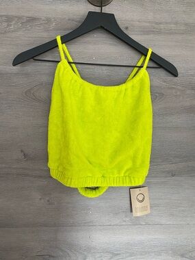 For Days Ruched Halter Top Terry NWT